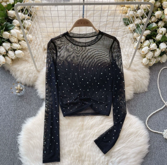 レディースメッシュトップ