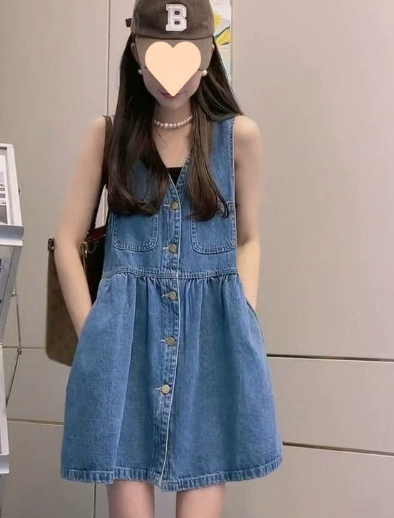 レディースストラップドレス