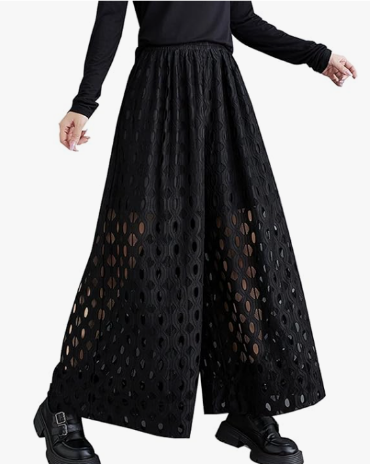 レディースワイドレッグパンツ